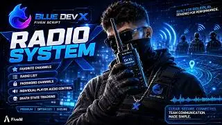 🔥 BlueDevX Radio | The Best FiveM Radio Script (2026)