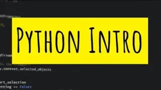 Intro to python!!!