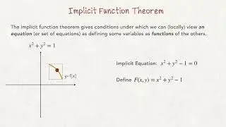 Implicit Function Theorem with examples, Real Analysis II