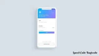 Login Page Drew - Android Studio UI Design XML Speed Code