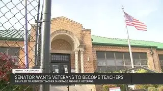 Senator wants veterans to become teachers