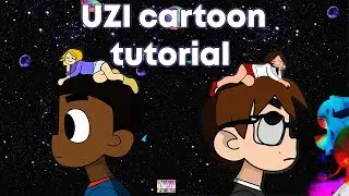 HOW TO MAKE LIL UZI VERT/SCOTT PILGRIM CARTOON OF YOURSELF😲EASY TUTORIAL FOR FIRE COVERS AND PICS!!!