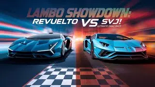 Lamborghini Revuelto vs Aventador SVJ | Ultimate Drag Race Showdown