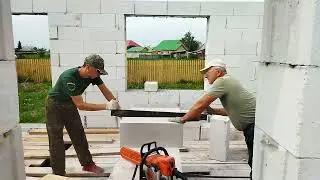 как быстро распилить поревит блок.