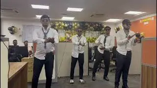 Corporate office funny lazy dance : Indusind Bank (VRM) YASH KAPOOR || #india #indusind #funnydance