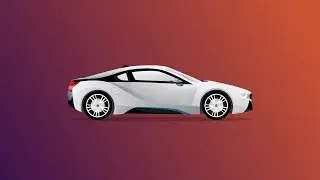 BMW i8 | Vector Illustration | Tutorial | Adobe Illustrator