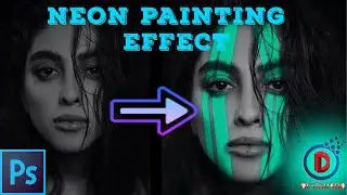 NEON PAINTING EFFECT IN 2 MINS !! | ADOBE PHOTOSHOP TUTORIAL #neon #effect #painting #photoshop