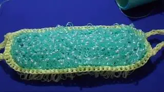 Oval washcloth