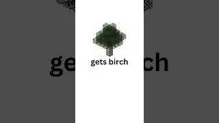 Birch Fences are UGLY! #minecraft #minecraftshorts #trending