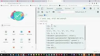 Lesson 27 2021 08 17 javascript array push pop shift unshift