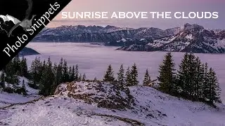 Landscape Photography: Sunrise above the clouds