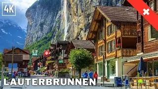 Lauterbrunnen Switzerland | Lauterbrunnen Walking Tour | 2024