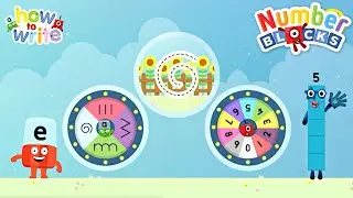 Numberblocks How to write - Meet Number 5 | Learn Write Number Five | Fun Learning Game for Kids