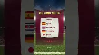 WM 2022 Gruppe E: #shorts #viral #wm2022 #dfbteam #spanien