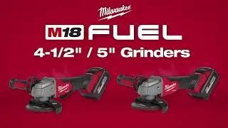 Milwaukee M18Fag125 Range of Latest 5" 125mm Angle Grinders