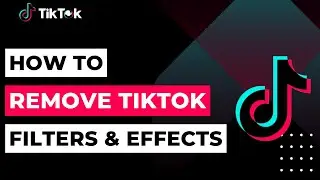 How to Remove TikTok Filters & Effects | 2023