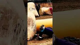 Hope you're sliding through the week as smoothly as these guys. #paintball #shorts #slide #wednesday