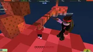 1v1 Courageplayz | NO AUTO | ROBLOX SKYWARS | pt.2 | kinda laggy xd