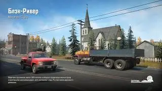 SnowRunner. С самого Начала. Баг - Не могу выйти ИЗ Гаража. Ну и ИГРА((