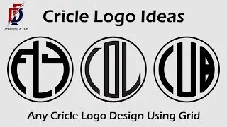 Any Circle Logo Design Ideas using Grid - Adobe Illustrator Tutorials || Designing & Fun