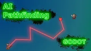 Godot AI Pathfinding using Navigation Regions Tutorial