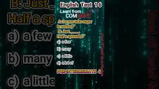 English Pre-Intermediate 4 Test 16      