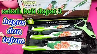 pisau dapur 3set murah