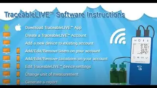Discover the software instructions of TraceableLIVE™