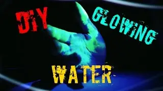 UV Işığı Ve Gece Parlayan Kavanoz | DIY Glowing Water and UV Black Light