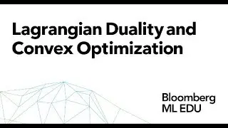 9. Lagrangian Duality and Convex Optimization
