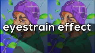 eyestrain effect video star tutorial