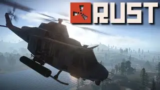 рейд  вертолетом RUST #rust