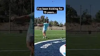 This is what 15 years of kicking footballs looks like #football #teaching #fieldgoal