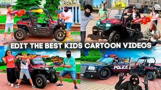Edit and manage  Popular kids cartoon videos #vitoedit