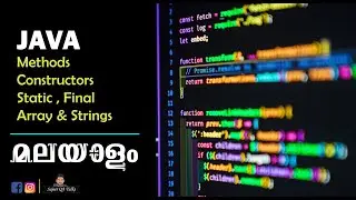 Java Programming Malayalam| Methods| Constructors |  Java  for Selenium | Automation Testing-Java