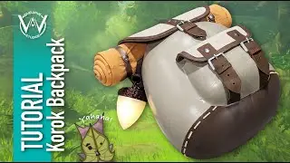 TOTK Korok Backpack EVA foam cosplay prop PDF patterns ( TUTORIAL )