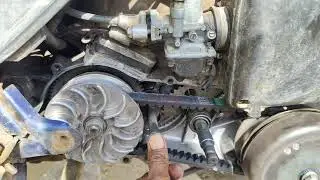 Inshort video Cvt working with clutch pulley in kinetic honda dx how CVT works nice to see 🧐🧐👍👍👏👏