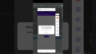 Biometric system nowadays Android Studio #shorts