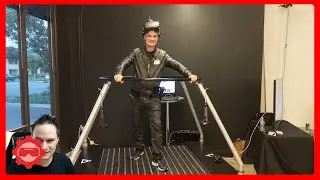 VoodooDE testet das Infinadeck! - Die beste VR Treadmill! [German][Virtual Reality]