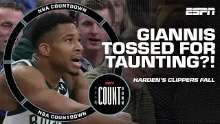 Giannis EJECTED‼ 'THIS IS HORRIBLE! You can't eject a superstar for that!' - Perk | NBA Countdown