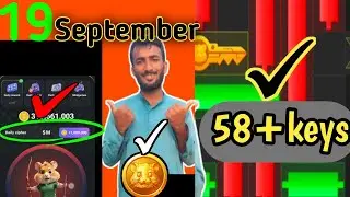 19 September Mini Game Puzzle & Daily Cipher code & Combo Card | Hamster Kombat