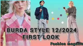The First look for Burda Style December 2024.