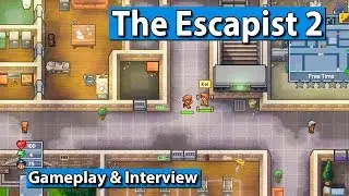 Escapists 2 - Multiplayer Gameplay and Interview ► gamescom 2017 #gamescom2017