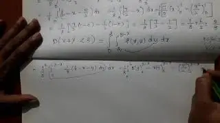 Finding conditional probability using joint pdf