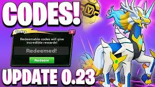 *NEW* ALL Working UPDATE 0.23 CODES FOR CATCH A MONSTER! ROBLOX CATCH A MONSTER CODES