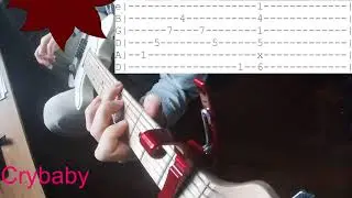 10 Lil Peep Guitar Parts (TABS ON SCREEN) V.2
