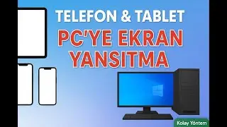 Mirroring iPad iPhone Android tablet screen to PC Windows, screen sharing, easy and simple method