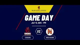 MSL FULL BROADCAST |  Cobourg Kodiaks vs Owen Sound North Stars |  July 13, 2024