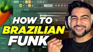 How to Make Brazilian Funk Beat in FL Studio | Bollywood Funk Flip | Indian Type Beat 2025