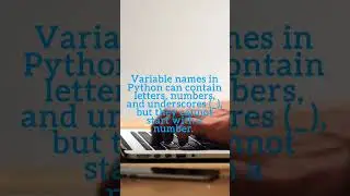Variables in Python 